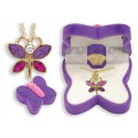 Butterfly Pendant Necklace and Matching Gift Box